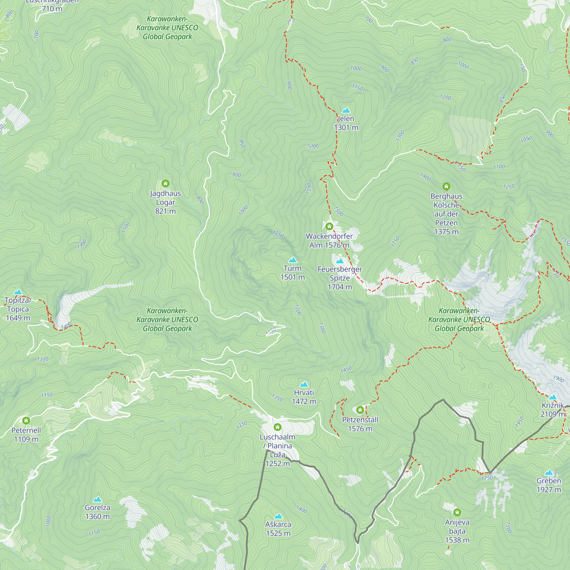 Wieselhütte map