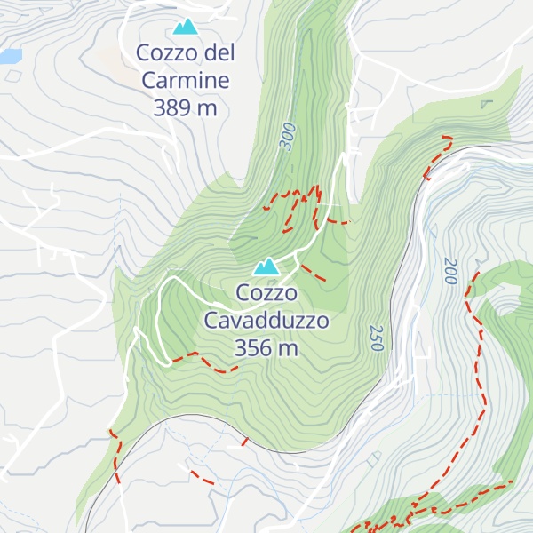 Map of Cozzo Cavadduzzo
