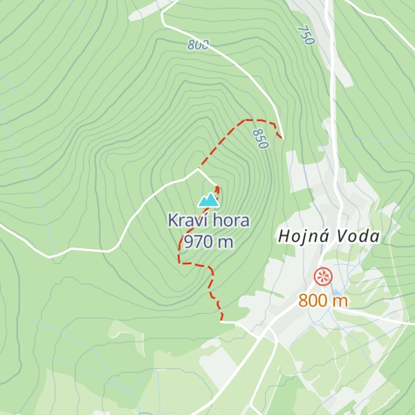 Map of Napoleonova hlava
