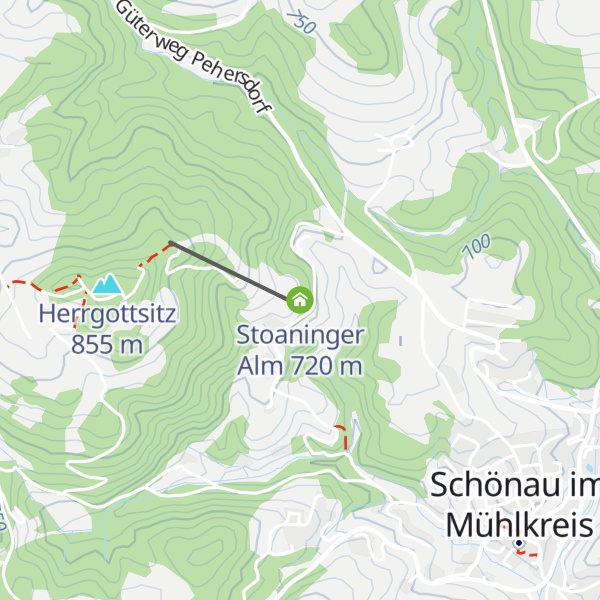 Map of Stoaninger Alm