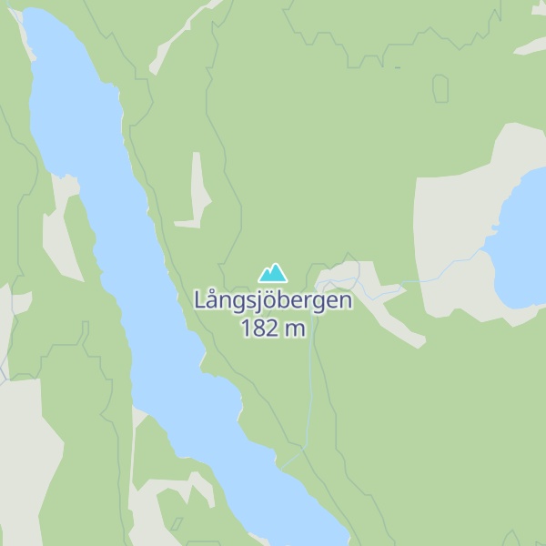 Map of Långsjöbergen