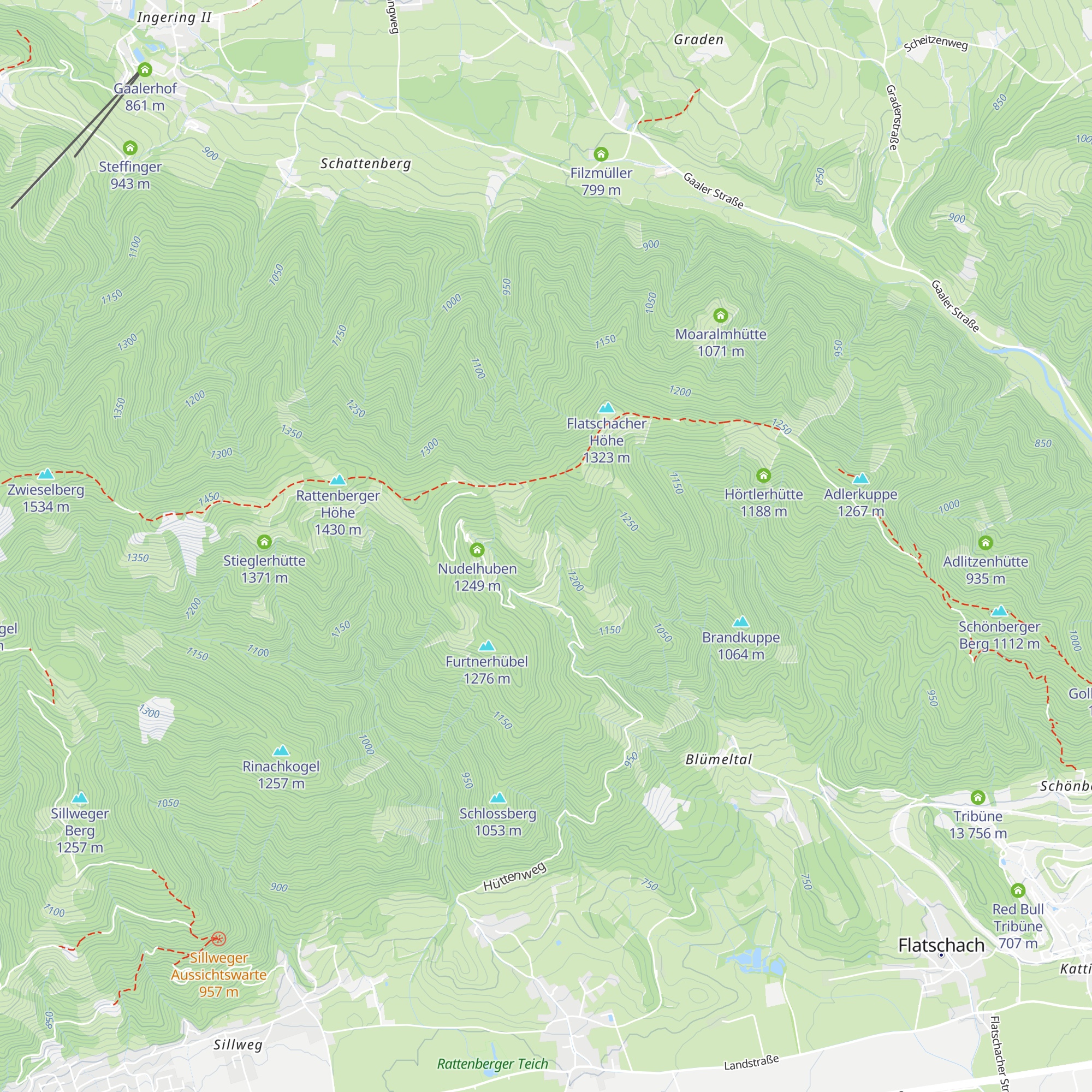 Stadloberhütte map