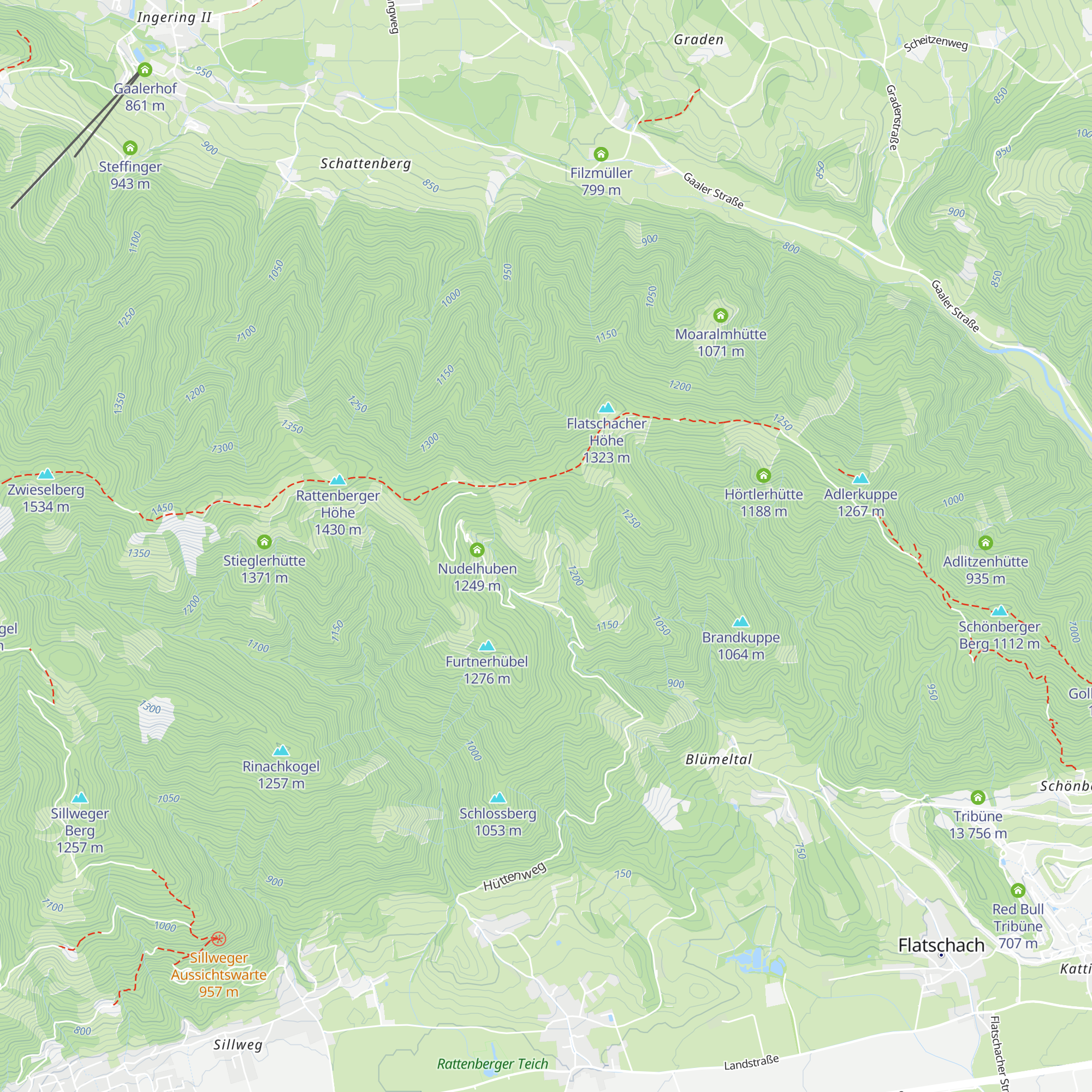 Stadloberhütte map