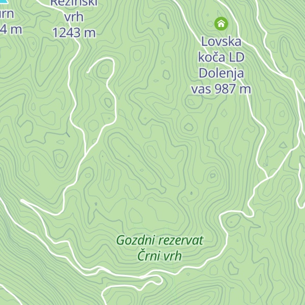 Map of Črni vrh