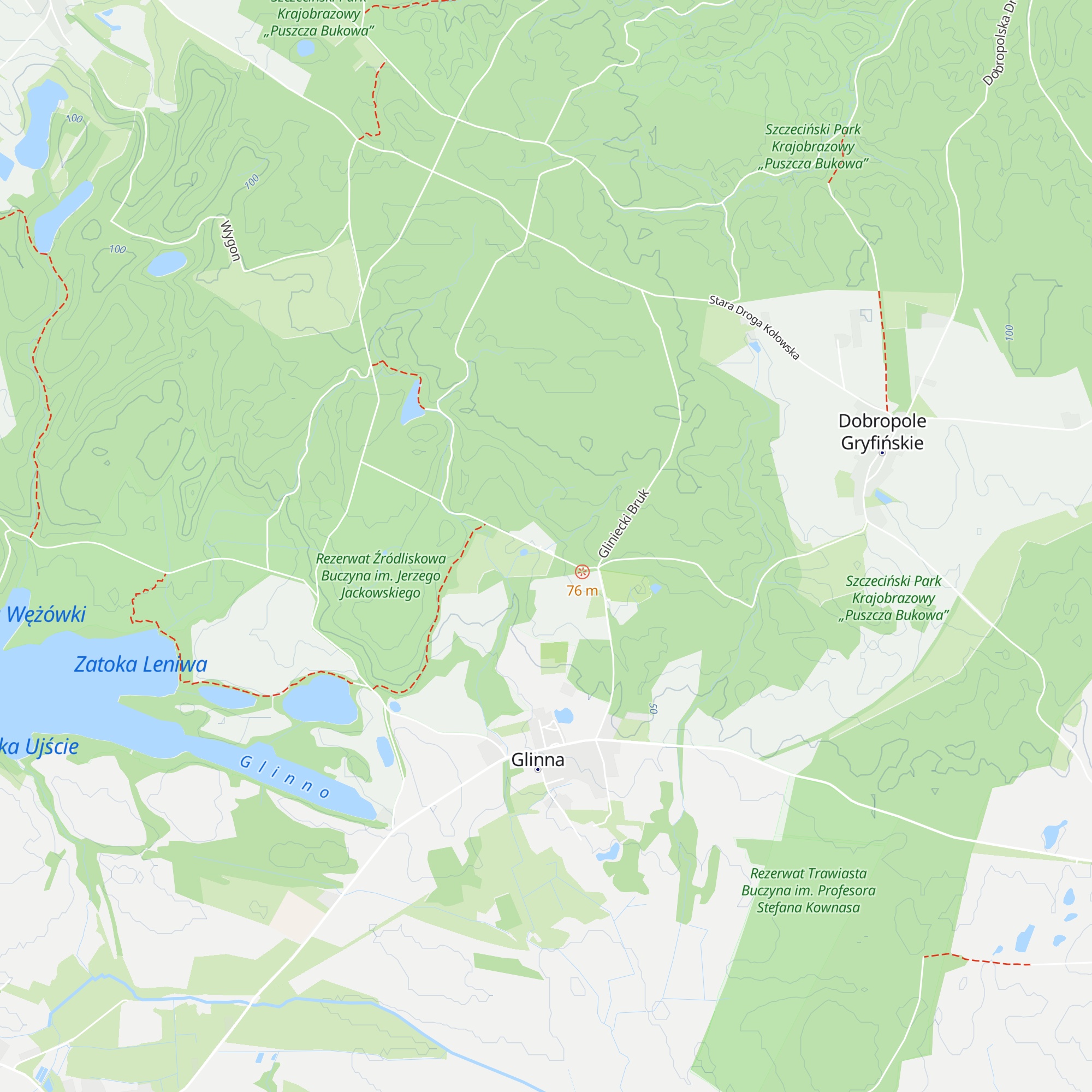Wiata edukacyjna LP map