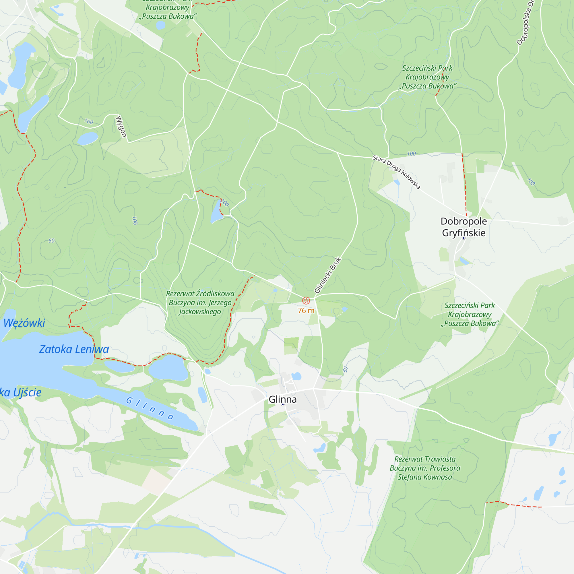 Wiata edukacyjna LP map