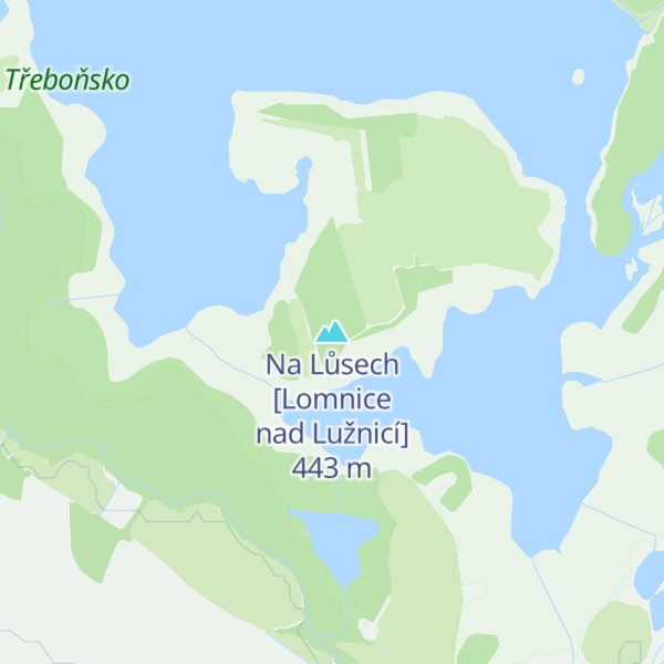 Map of Na Lůsech [Lomnice nad Lužnicí]