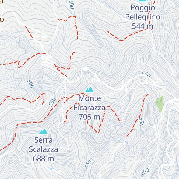 Map of Monte Ficarazza