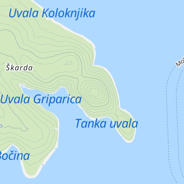 Map of Veli Čimbel