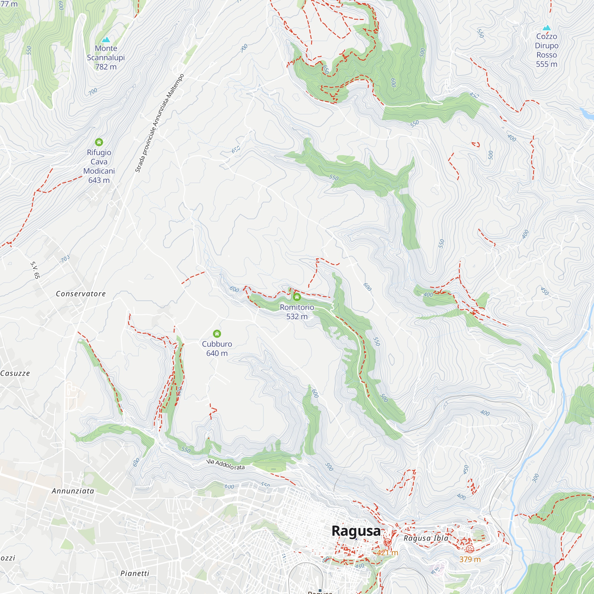 Romitorio map