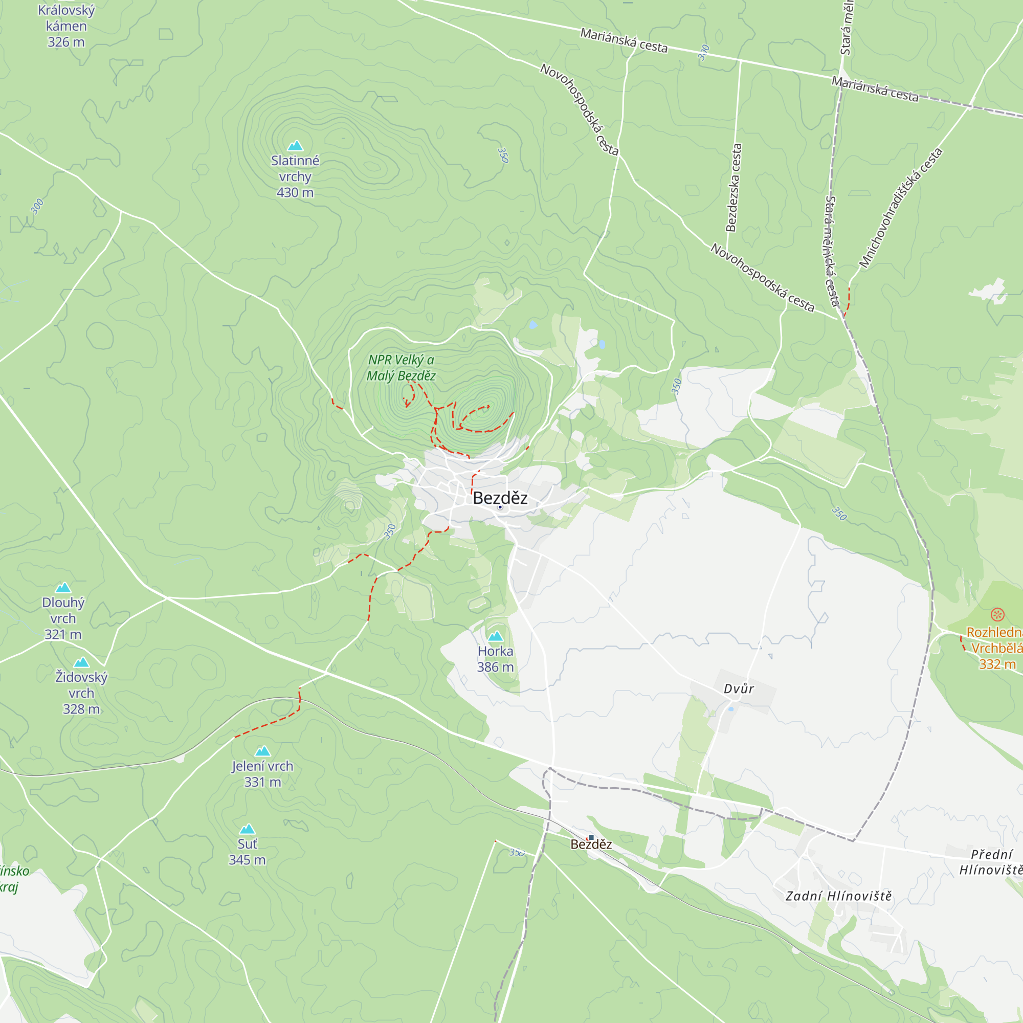 Infocentrum Bezděz map