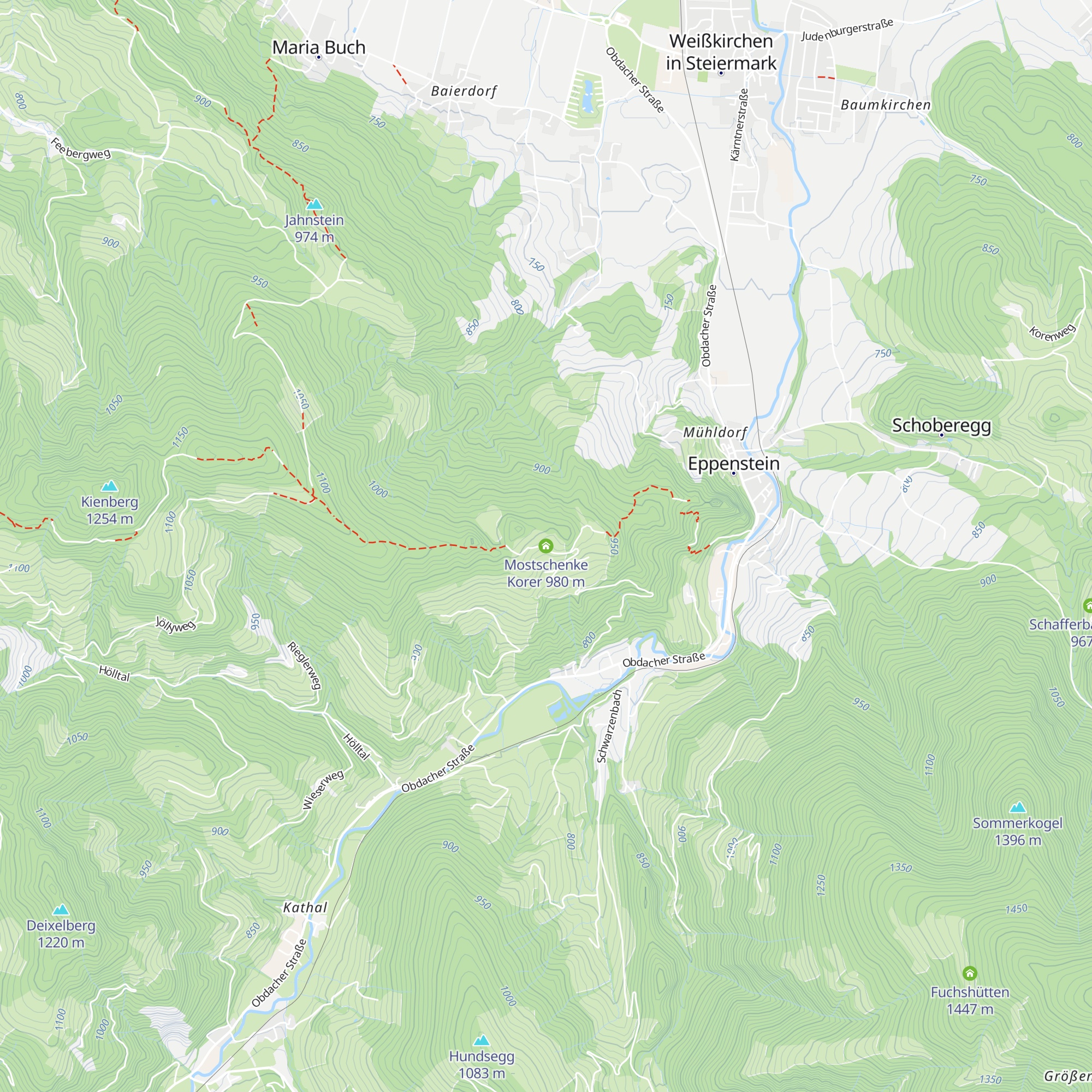 Mostschenke Korer map