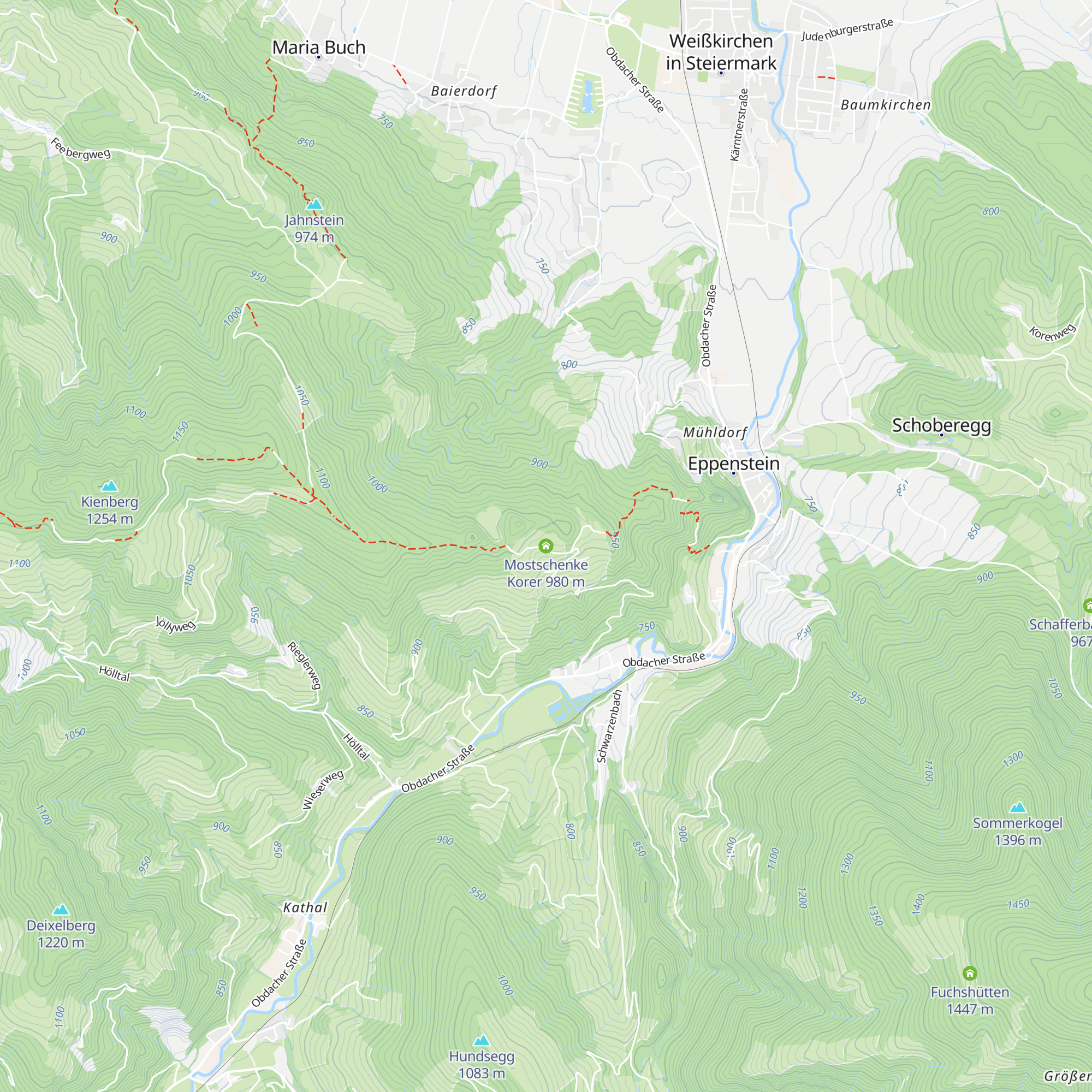 Mostschenke Korer map