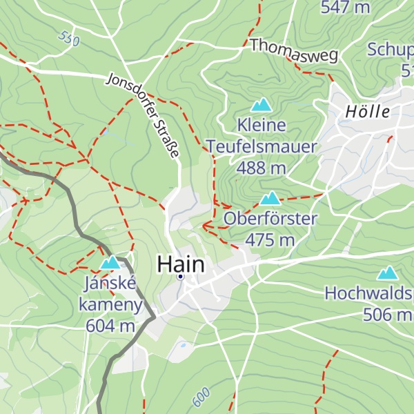 Map of Oybiner Hütte