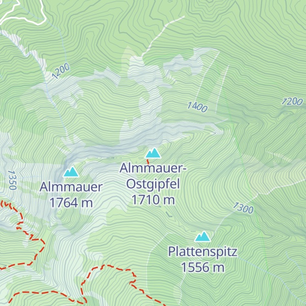 Map of Almmauer-Ostgipfel