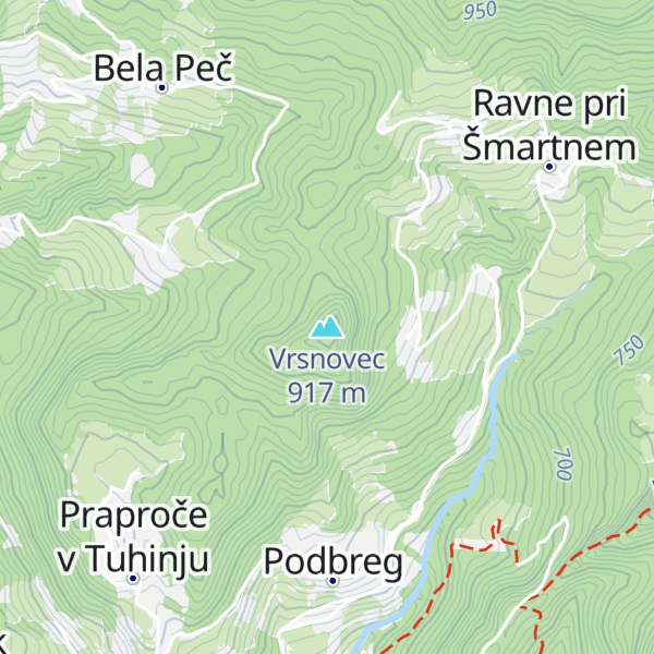 Map of Vrsnovec