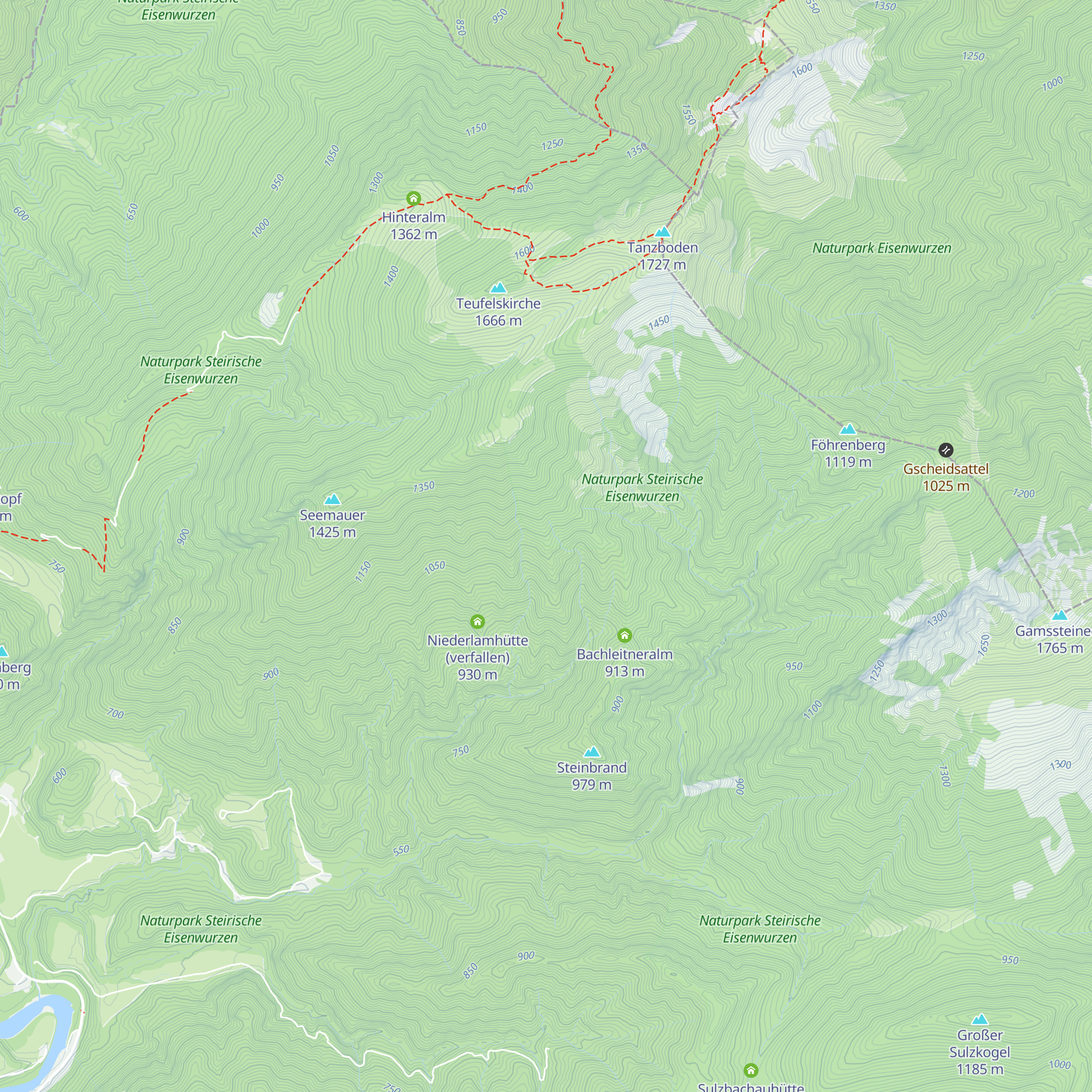 Winkleralm (verfallen) map