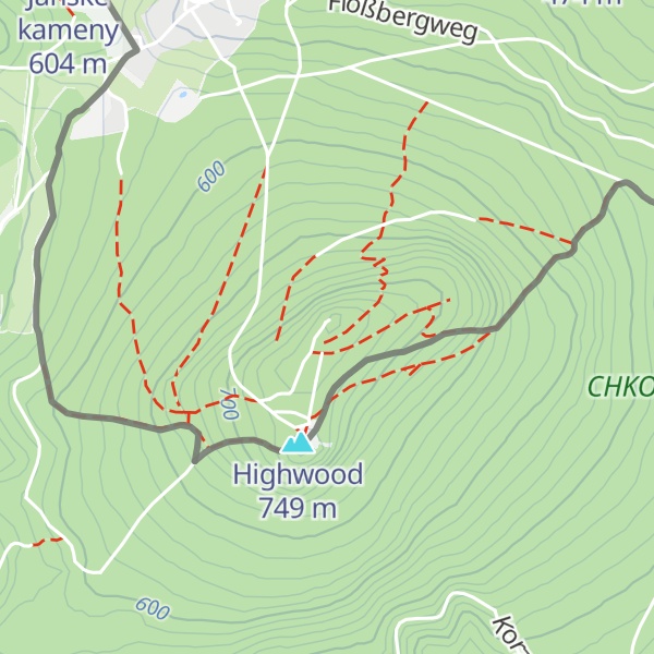Map of Hochwald