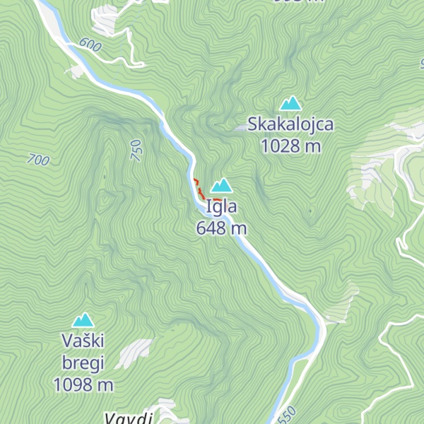 Map of Bar Igla
