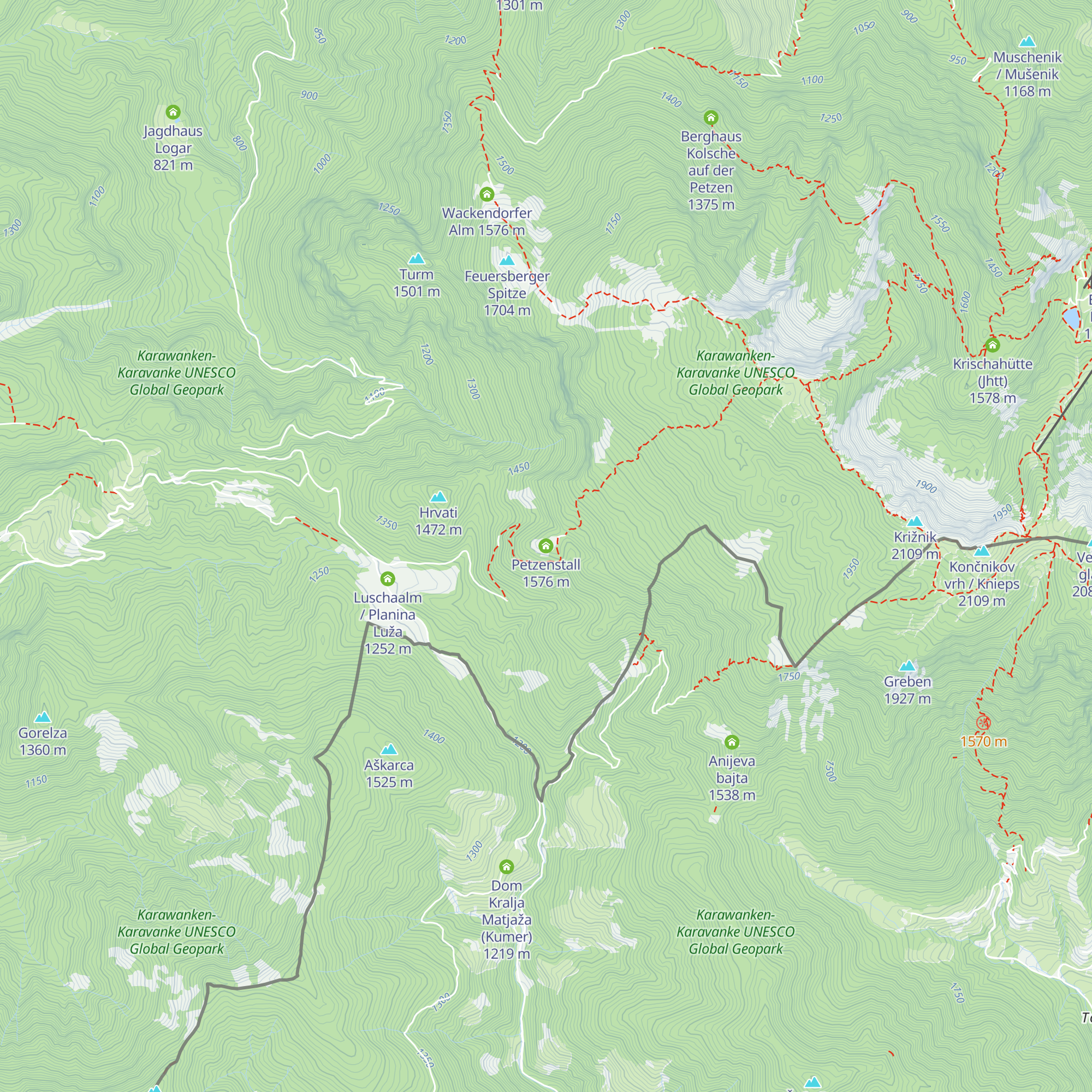 Petzenstall map