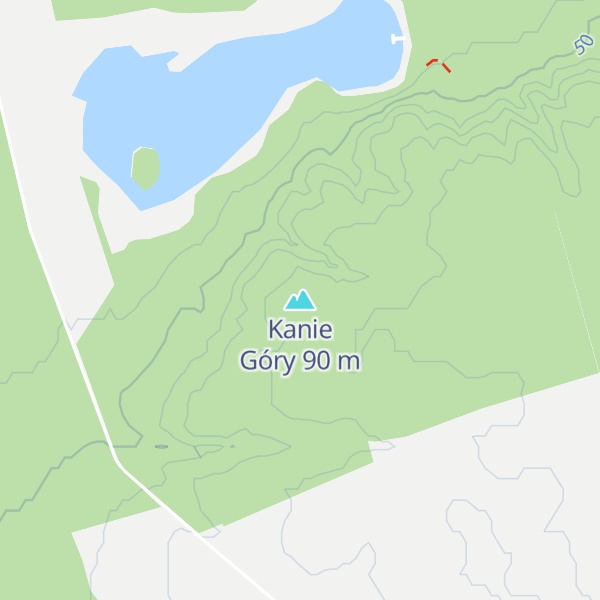 Map of Kanie Góry