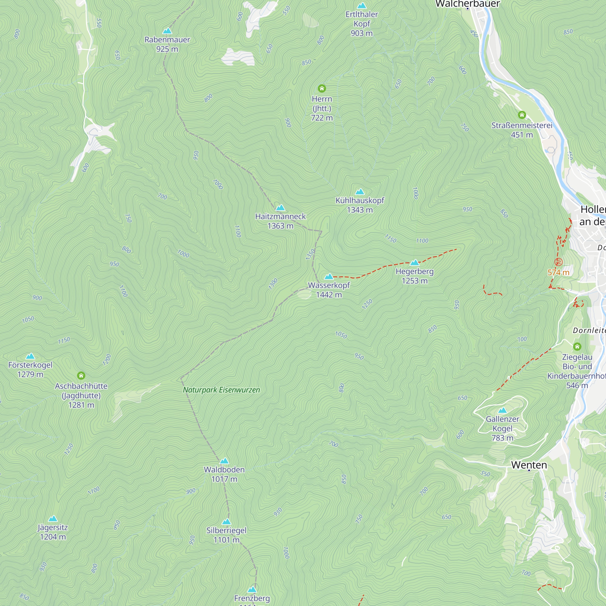 Ziegelauer Alm (Jhtt.) map