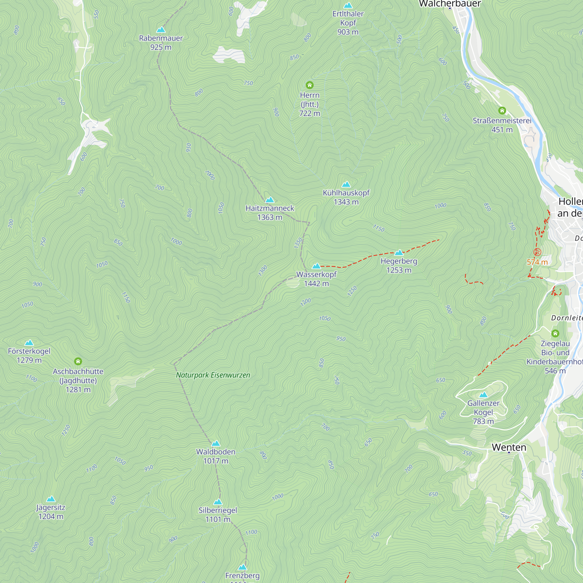 Ziegelauer Alm (Jhtt.) map