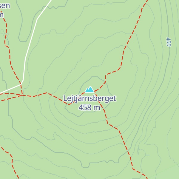 Map of Lejtjärnsberget