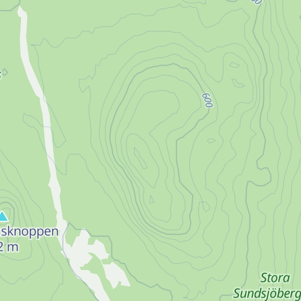 Map of Stora Sundsjöberget