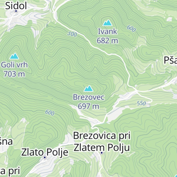 Map of Brezovec