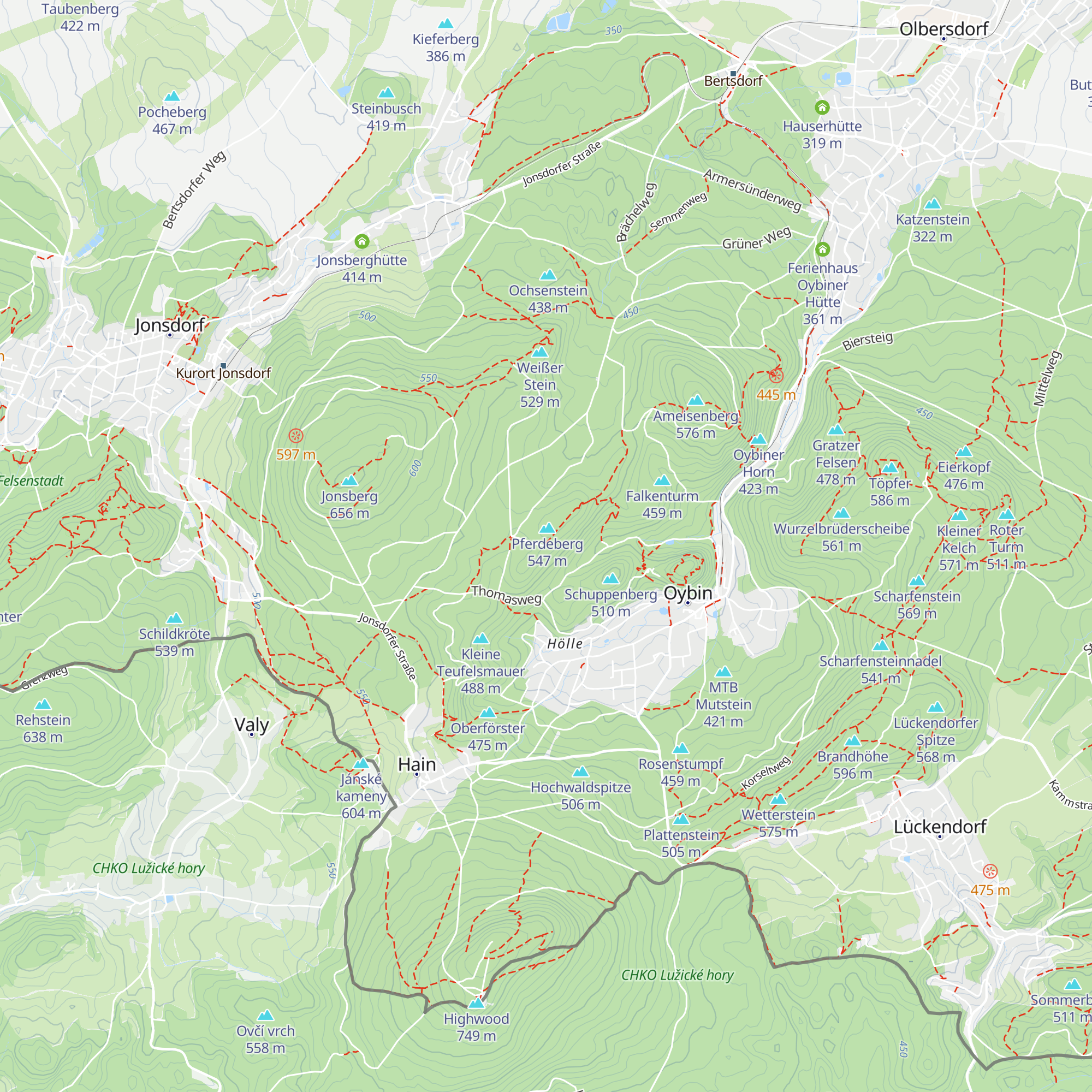Marienhütte map