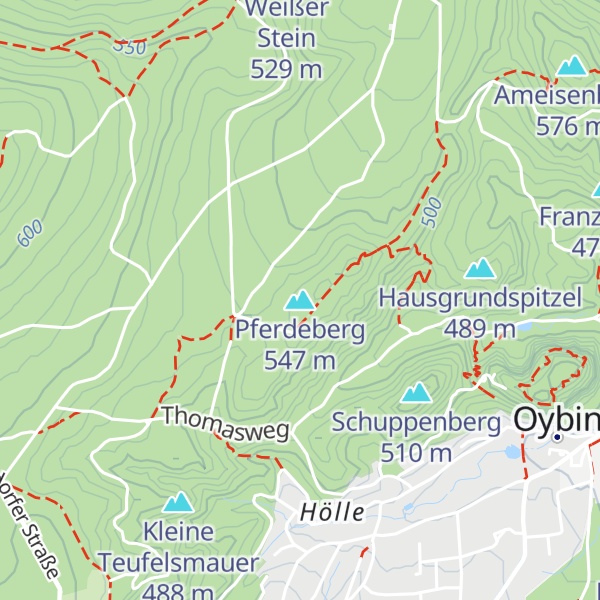Map of Pferdeberg