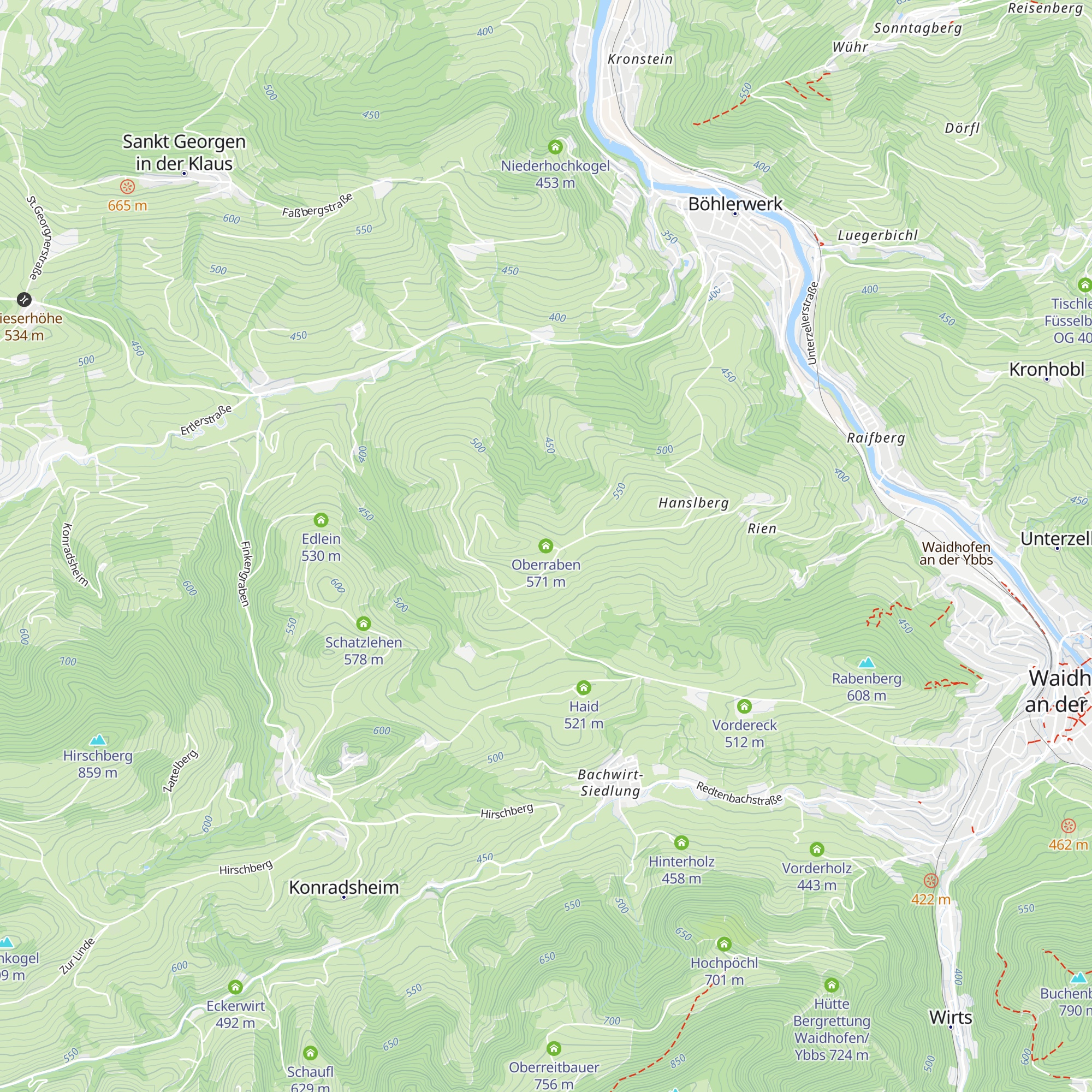 Oberraben map