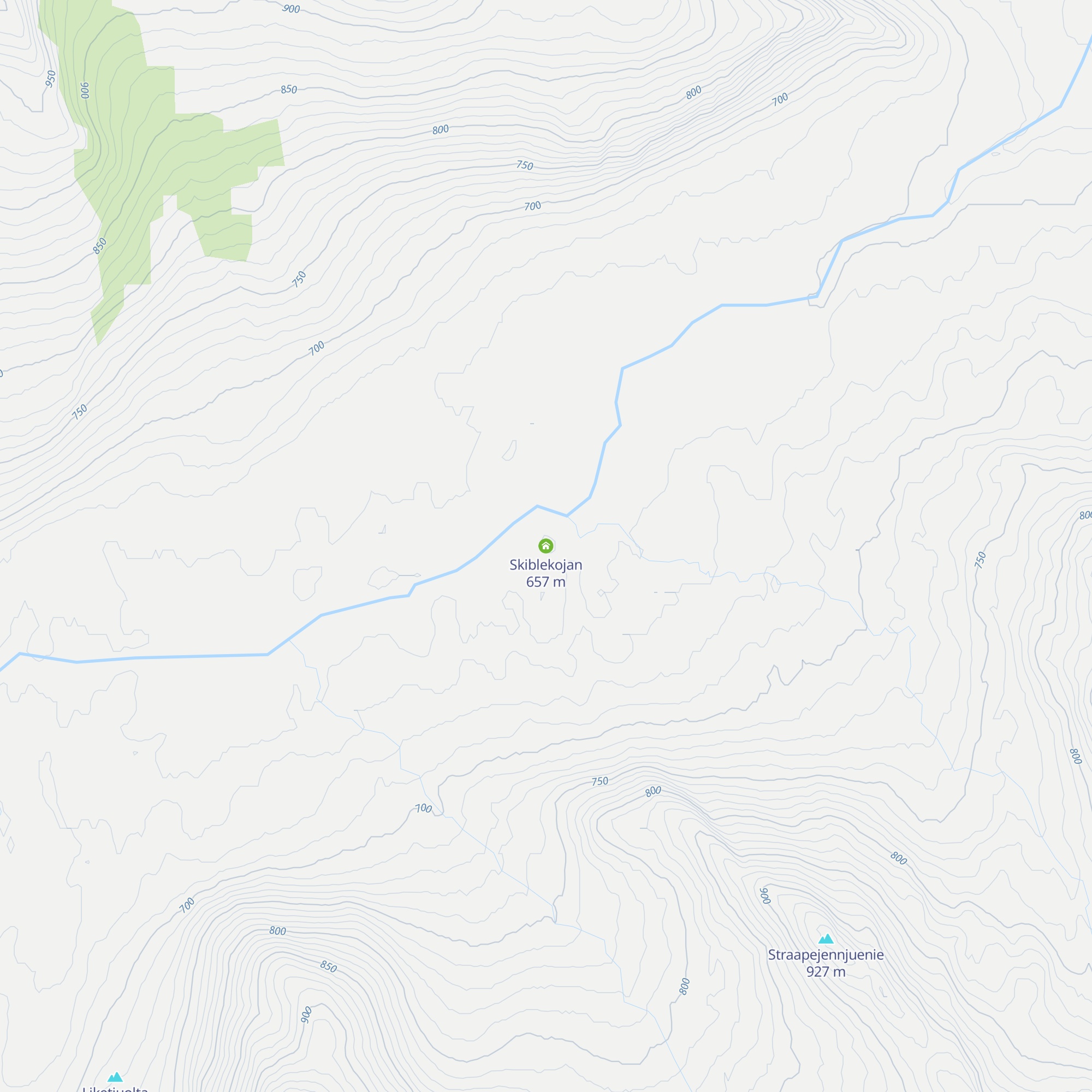 Skiblekojan map