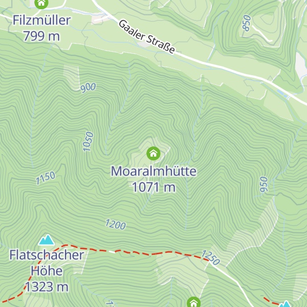 Map of Moaralmhütte