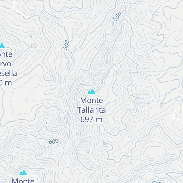 Map of Monte Tallarita