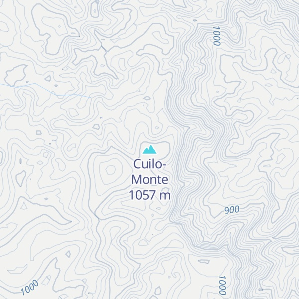Map of Cuilo-Monte