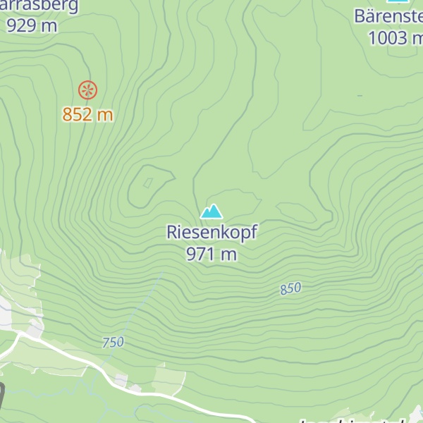 Map of Riesenkopf