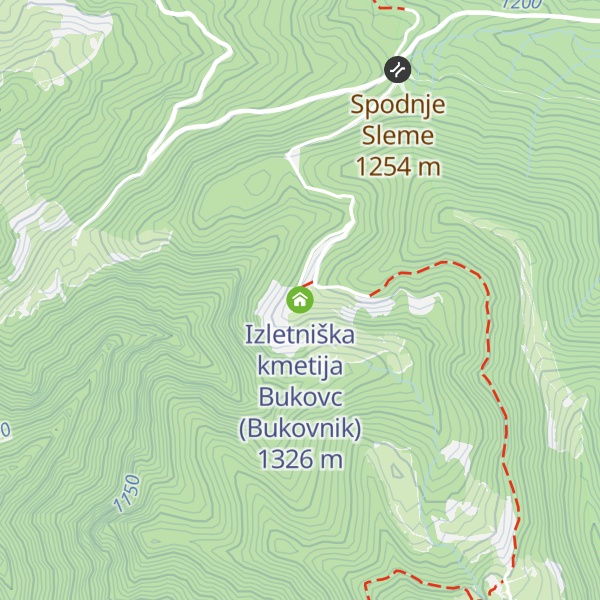 Map of Izletniška kmetija Bukovc (Bukovnik)