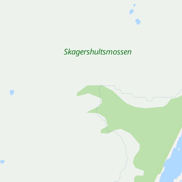 Map of Skagershultamossen