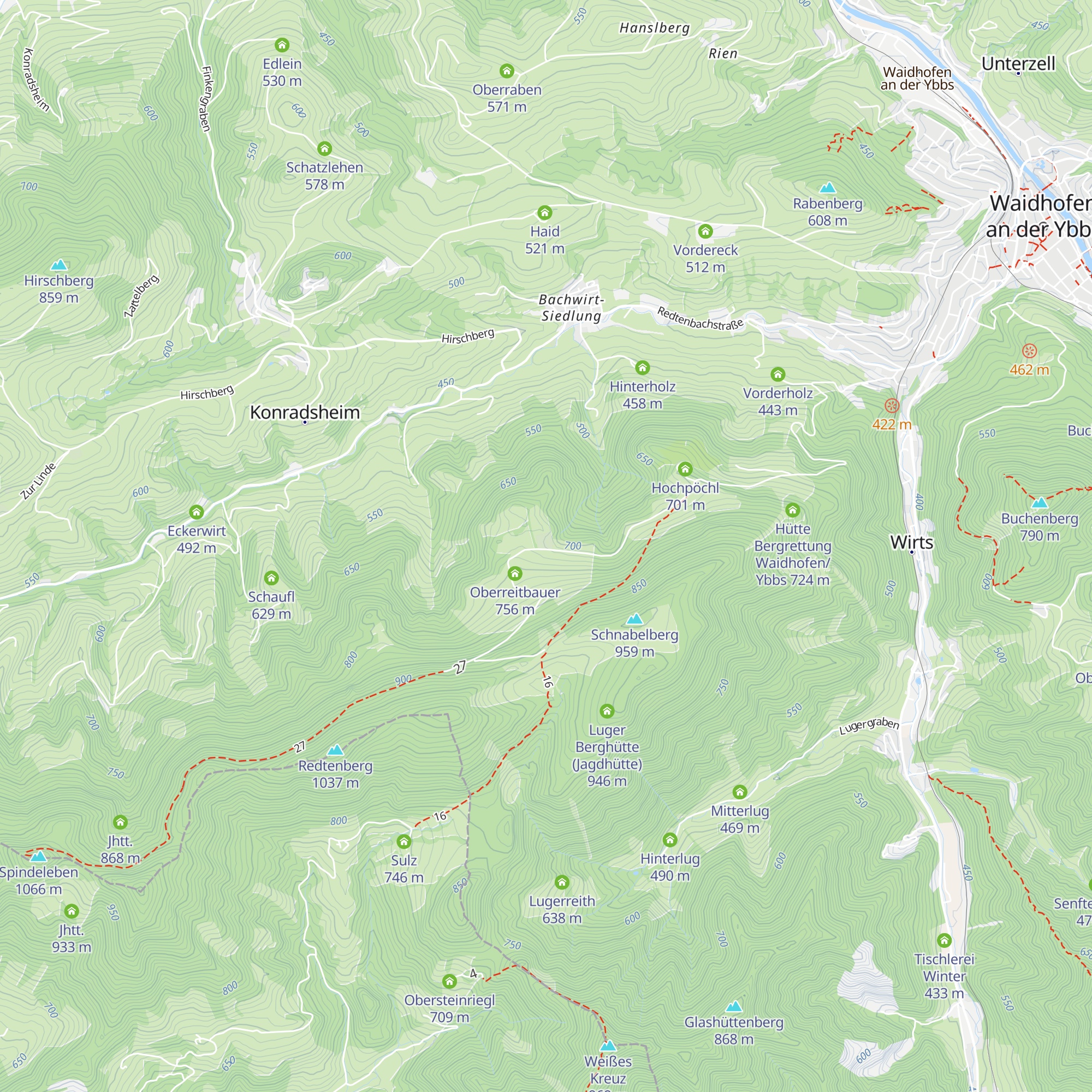 Unterreitbauer map