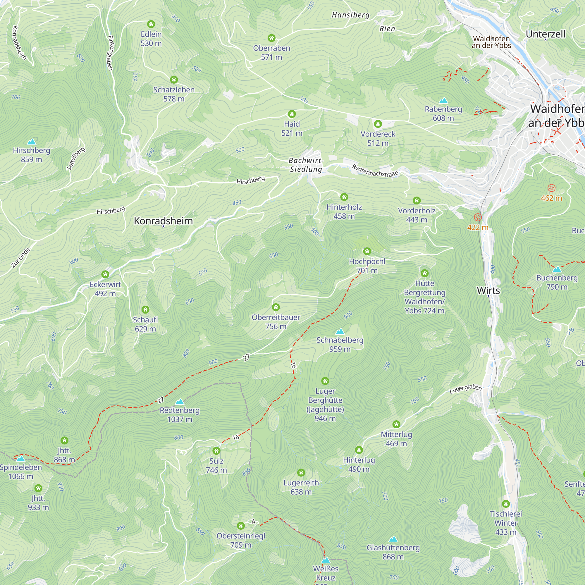 Unterreitbauer map