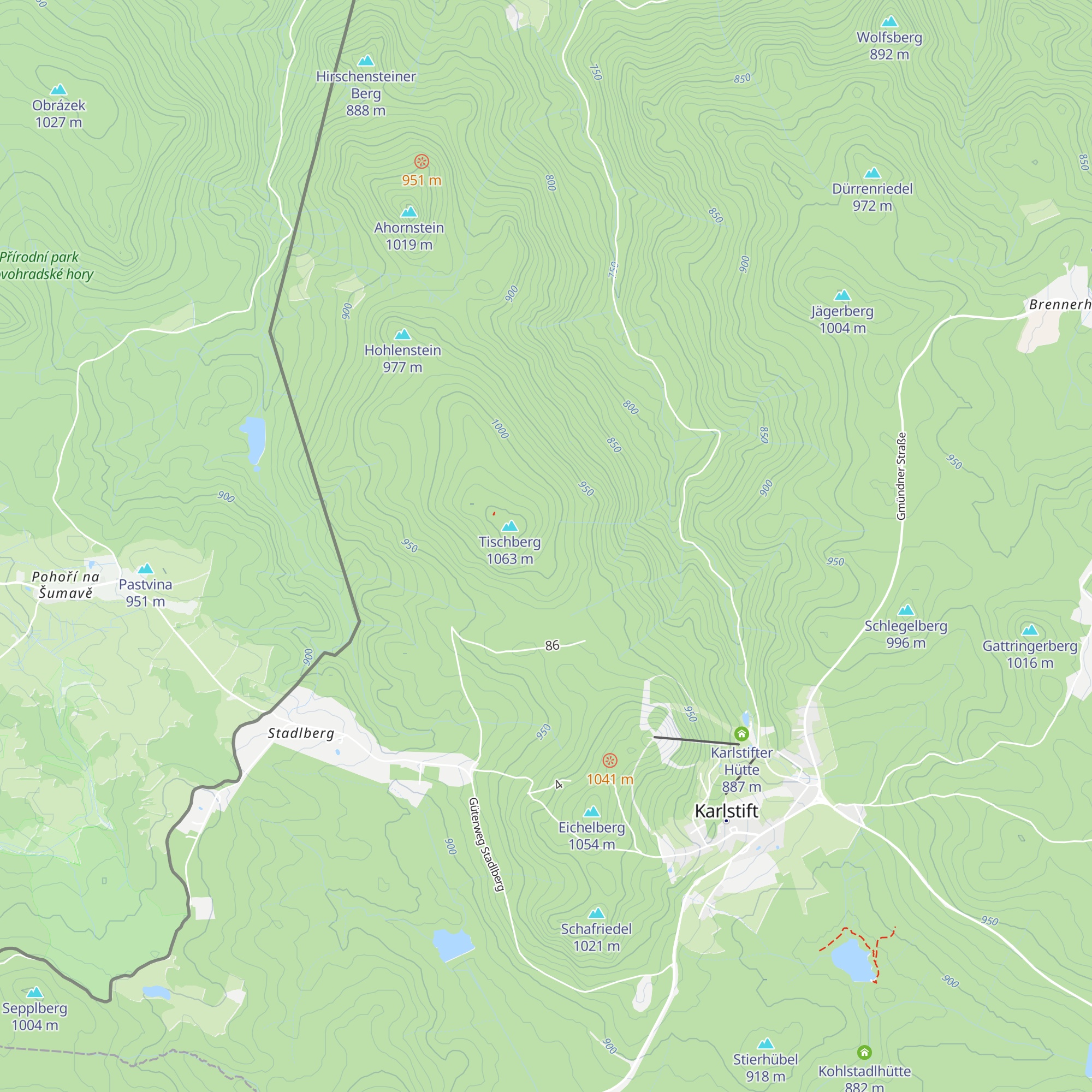 Jagdhütte map