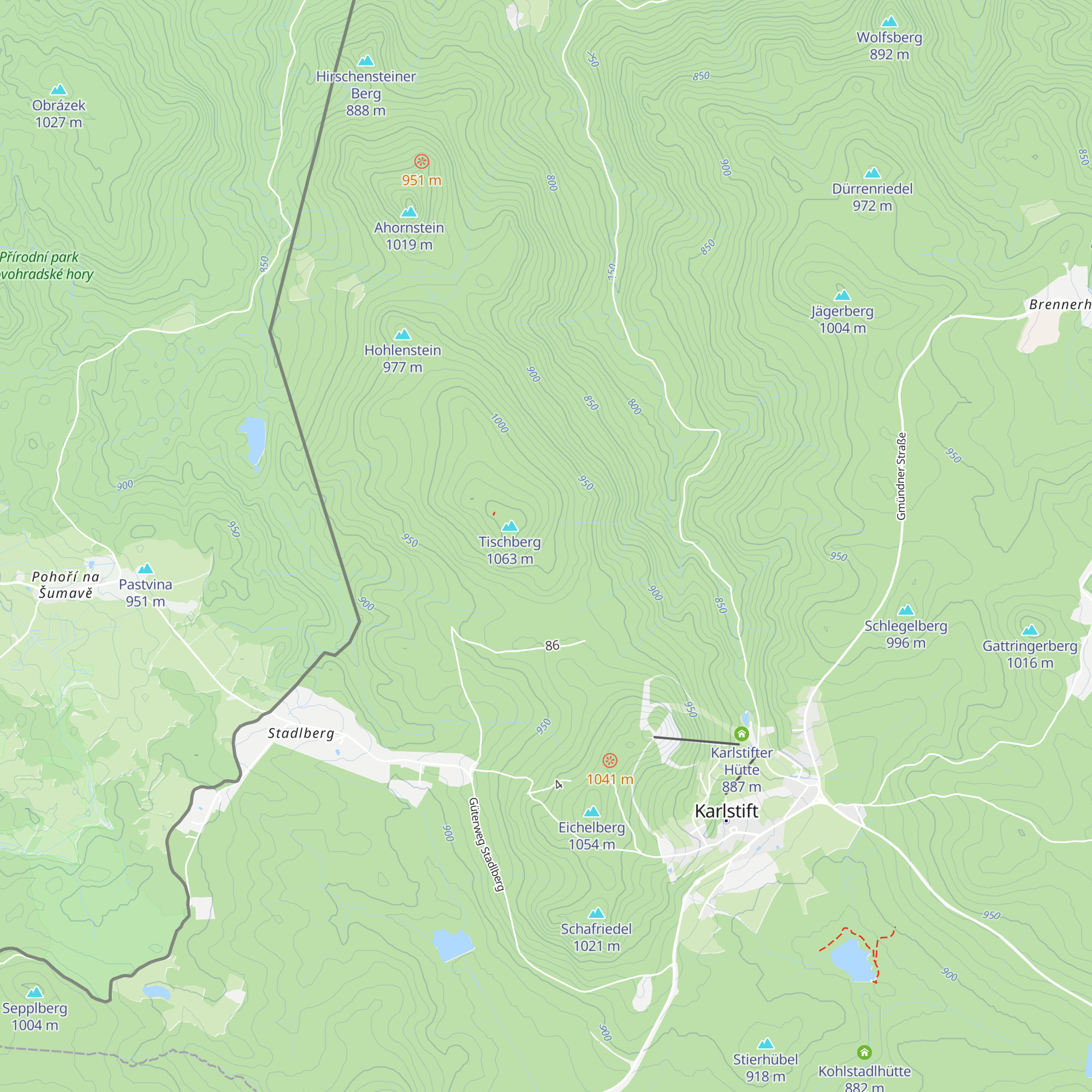 Jagdhütte map