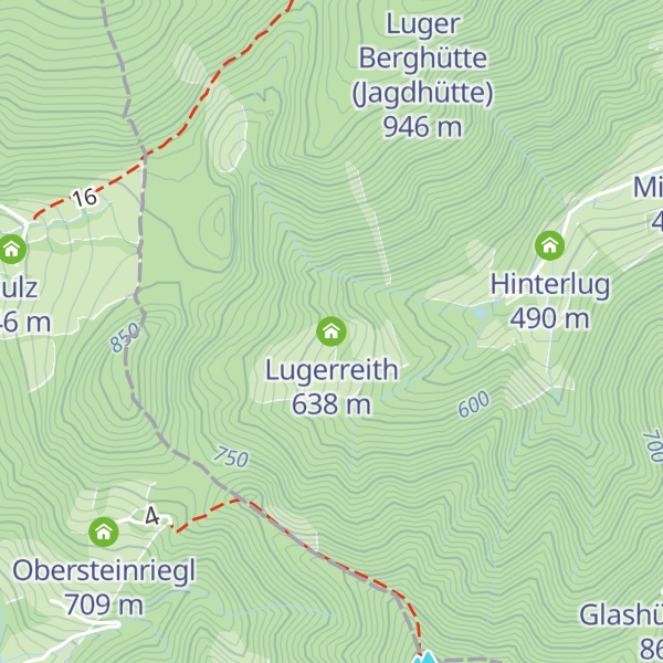 Map of Lugerreith