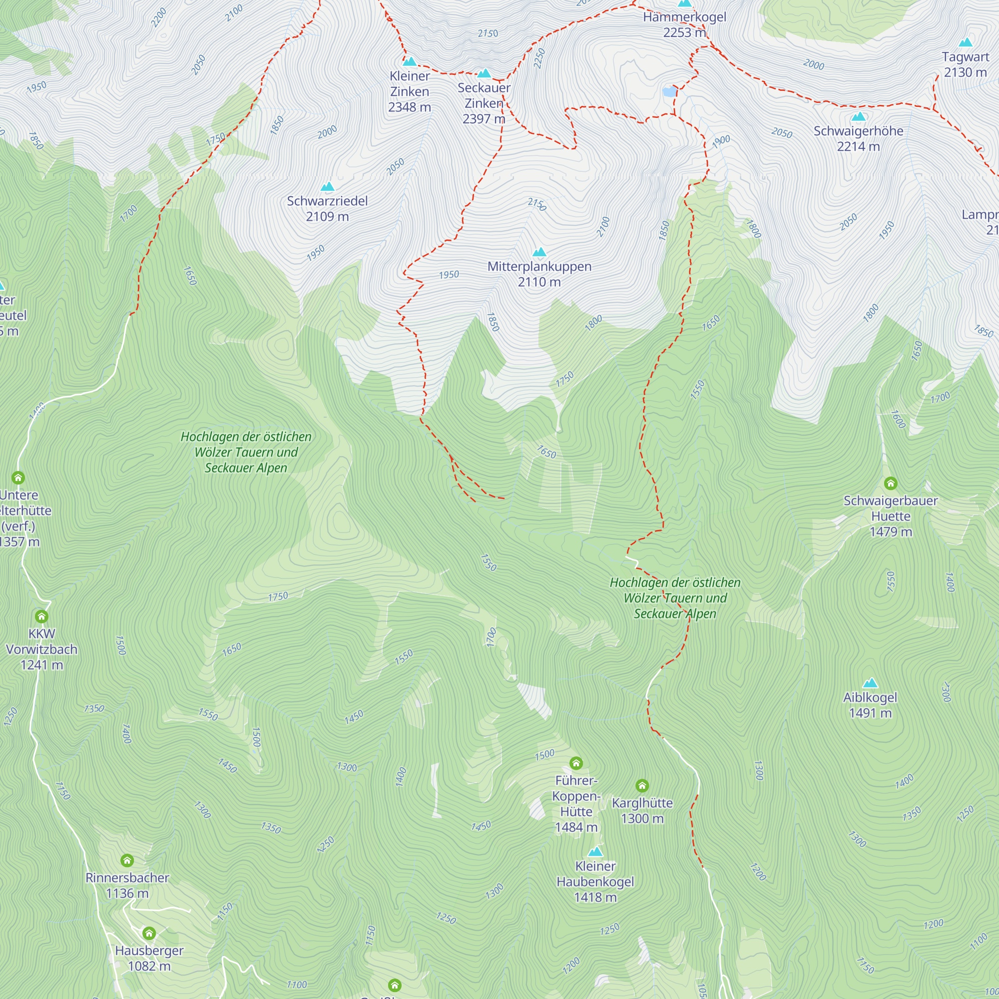 St. Bernhardi Hütte map