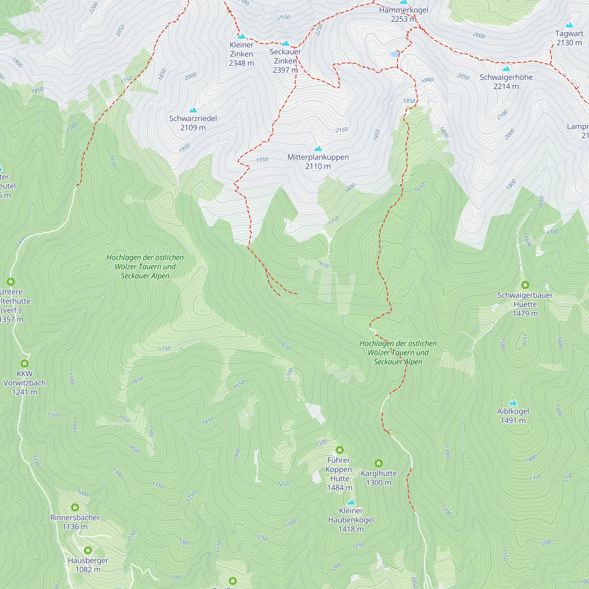 St. Bernhardi Hütte map