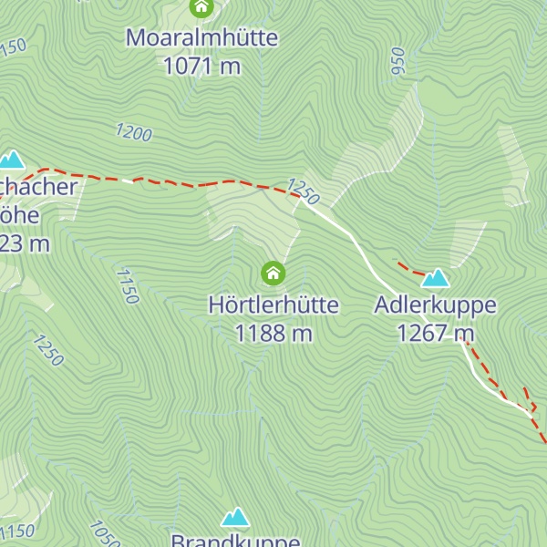 Map of Hörtlerhütte
