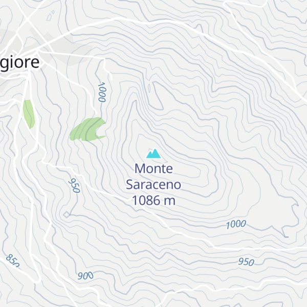 Map of Monte Saraceno