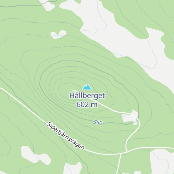 Map of Hållberget